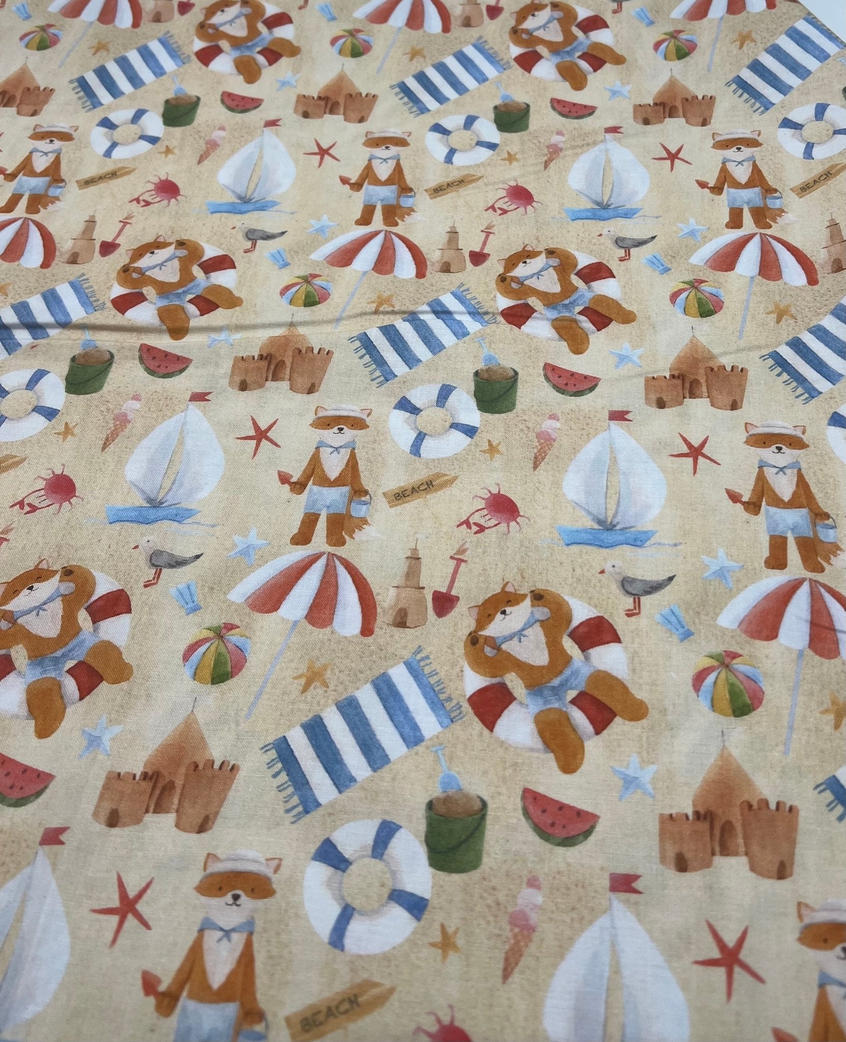 Little Johnny Beach Cotton 155 GSM 100% Cotton Fabric - T9 Fabrics